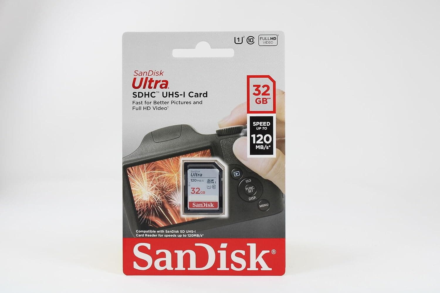 SanDisk 32GB Ultra UHS-I SDHC Memory Card