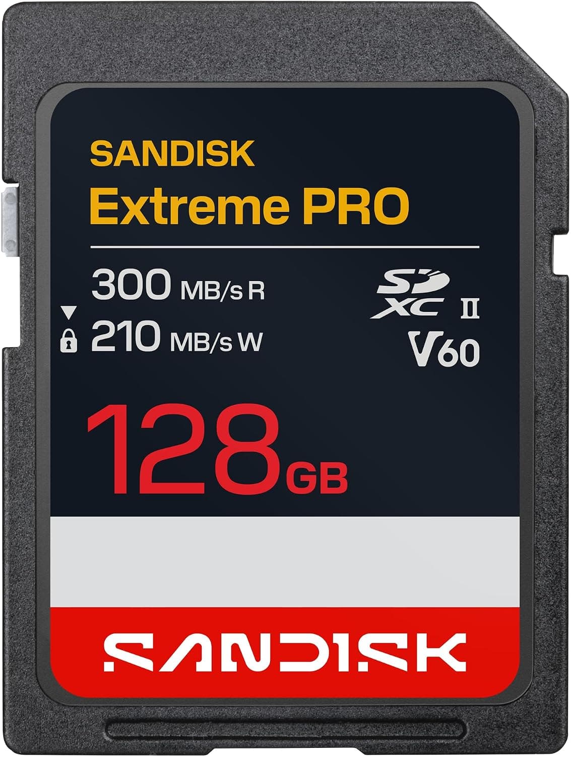 SanDisk 256GB Extreme PRO 300MB/S V90 4K/8K UHS-II SDXC Memory Card
