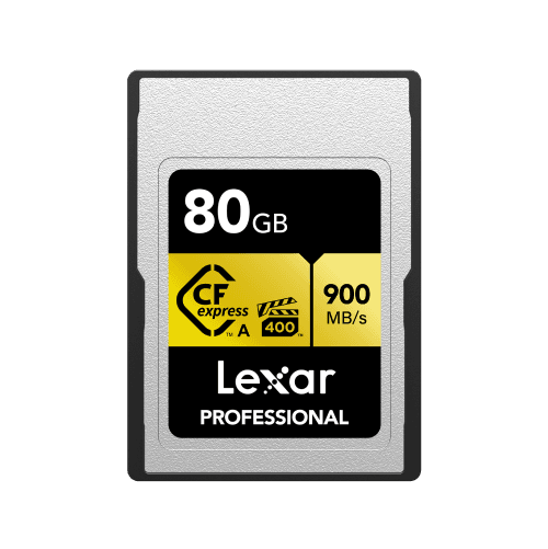 Lexar 80GB Professional CFexpress Type A Card GOLD Series
