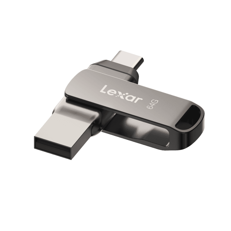 Lexar 64GB JumpDrive Dual Drive D400 USB 3.2 Gen 1 USB-C / USB-A