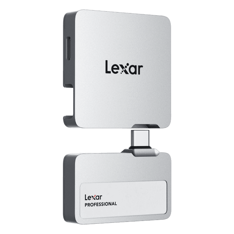 Lexar SL400 2TB Professional Go USB 3.2 Gen 2 Portable SSD with Hub