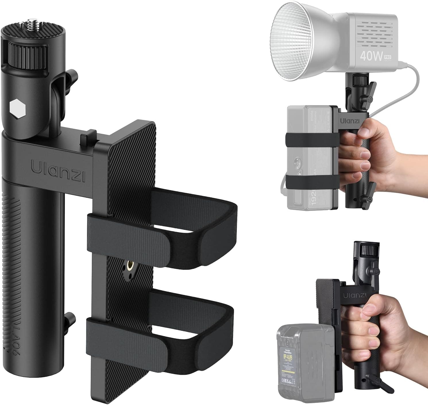 ULANZI LA06 Light Grip Handle with PowerBank Plate