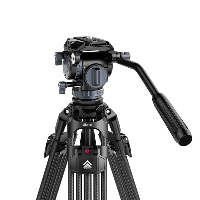 Ulanzi VideoFast Heavy-Duty Tripod with Fluid Head (Carbon Fiber)