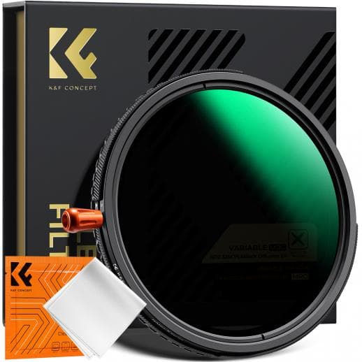 K&F 82mm Variable ND2-32 & CPL & Black Diffusion 1/4 3 in 1 HD Lens Filter
