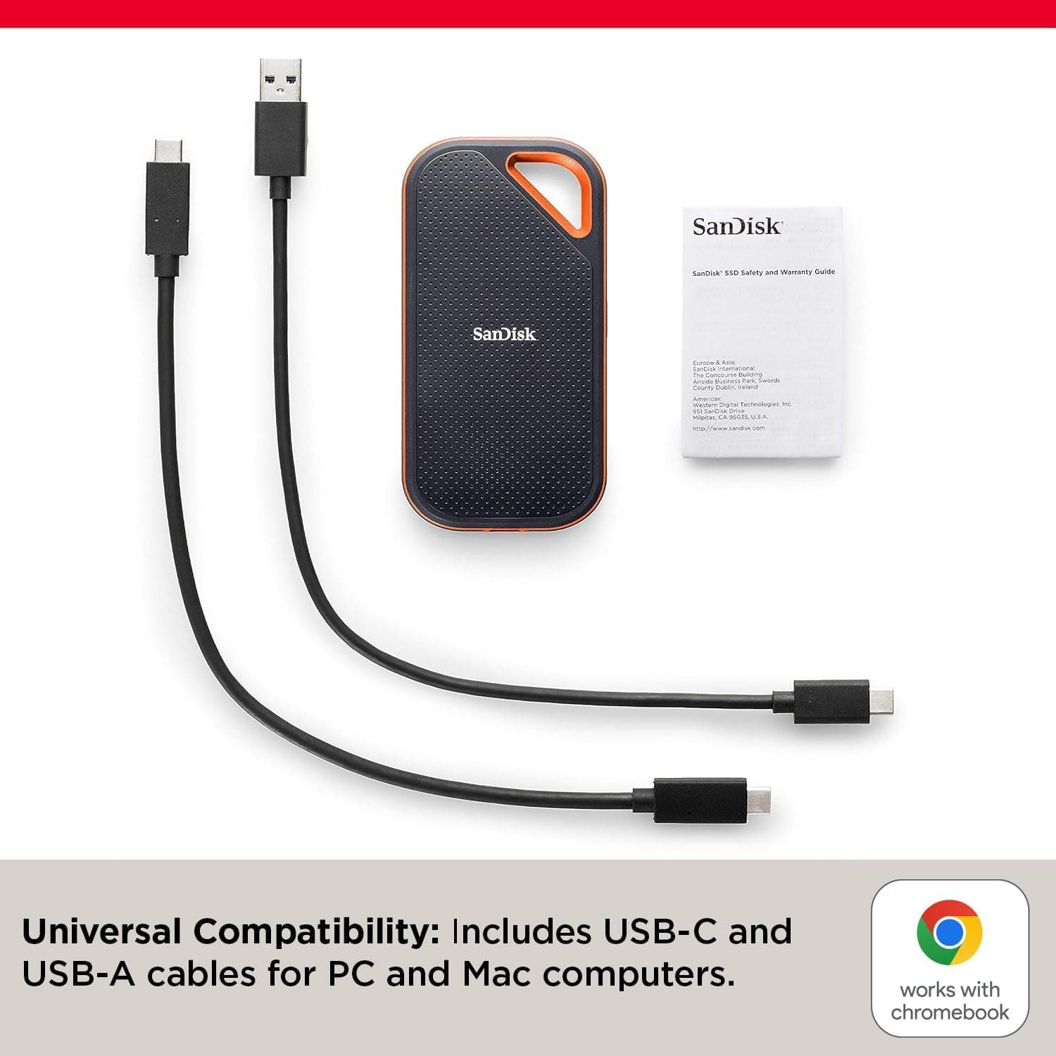 SanDisk 1TB Extreme Portable SSD 2000 mb/s