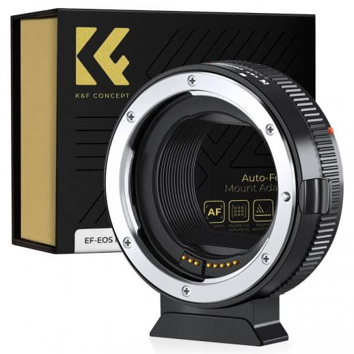K&F Auto Focus Adapter Ring For Canon EF-EOS R II Adapter