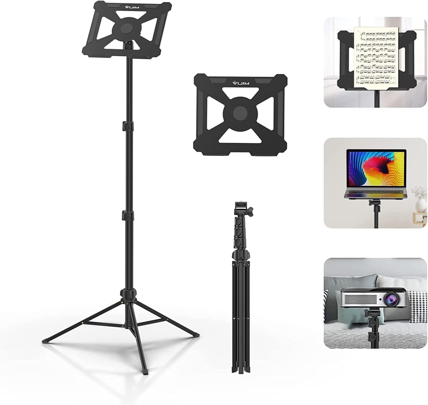 VIJIM LT01 Multifunction Music, Tablet & Projector Stand