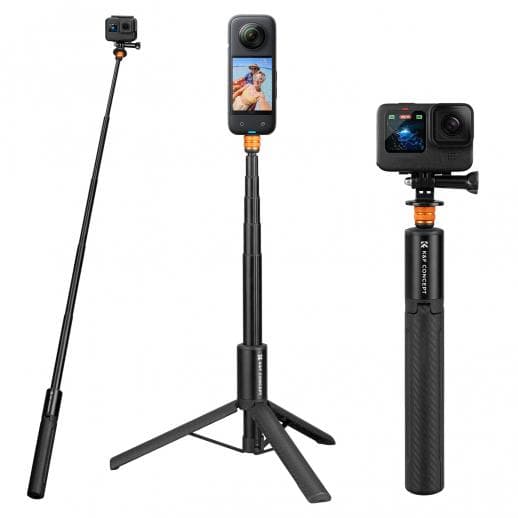 K&F INVISIBLE SELFIE STICK+TRIPOD MS21
