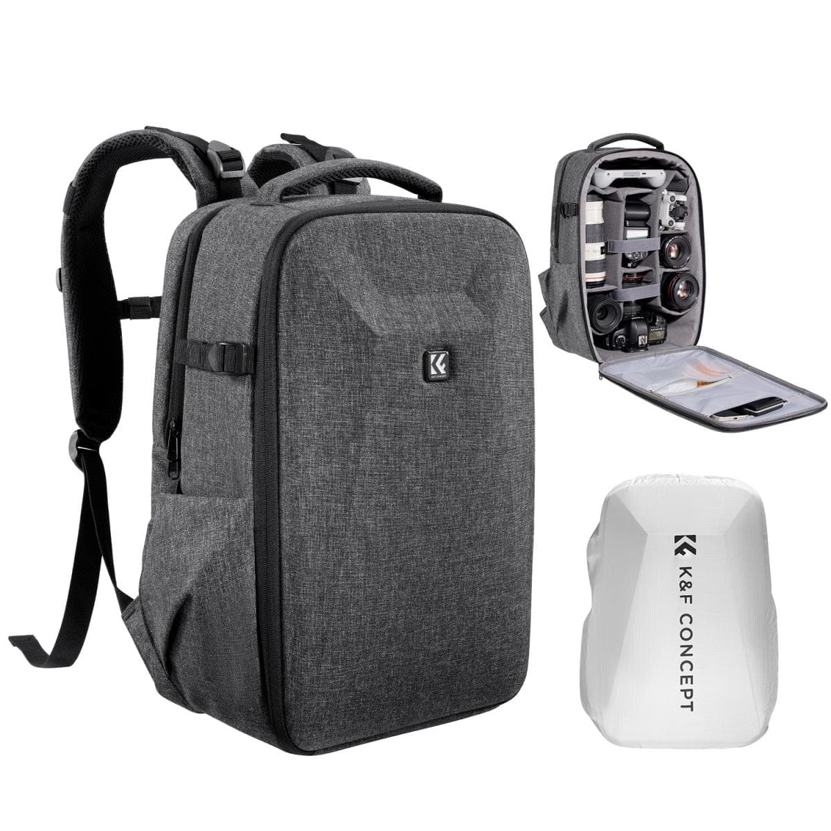 K&F Hardshell Nature Wander Backpack – Camera Backpack