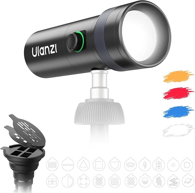 Ulanzi LM01 RGB Magnetic LED Video Light – Pocket-Sized