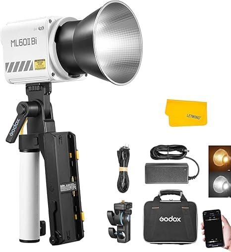 Godox ML60II Bi Handheld Bi-Color LED Video Light – Studio Light