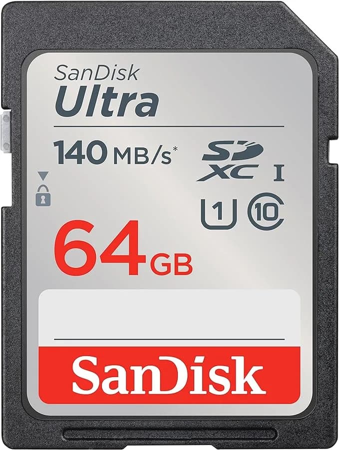 SanDisk 64GB Ultra SDXC UHS-I Memory Card