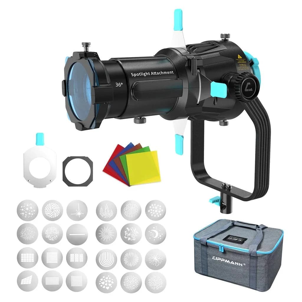 LIPPMANN Optical Spot Bowens Mount Conical Snoot Imaging Lens 36