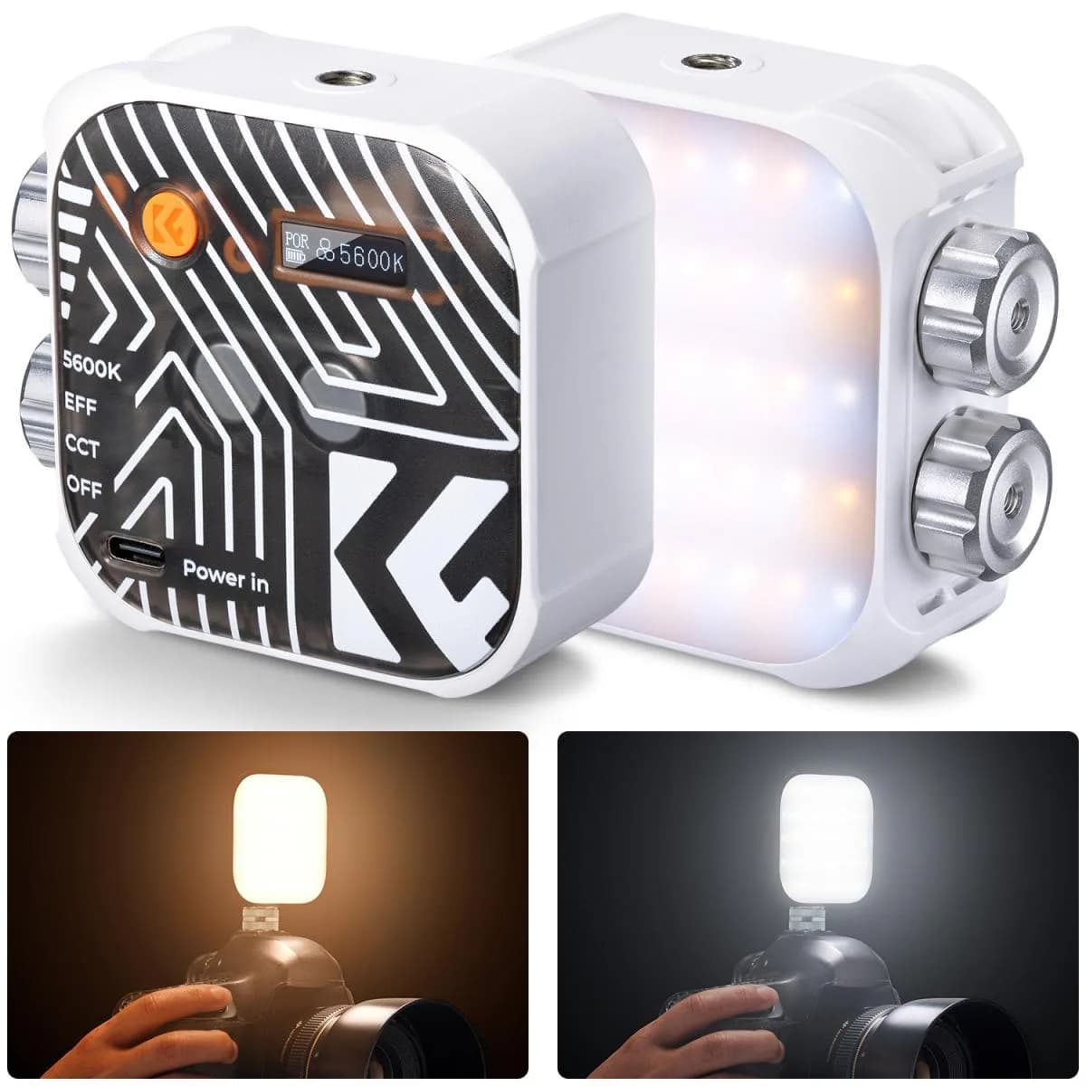 K&F Dual Color Portable RGB Video Led Light