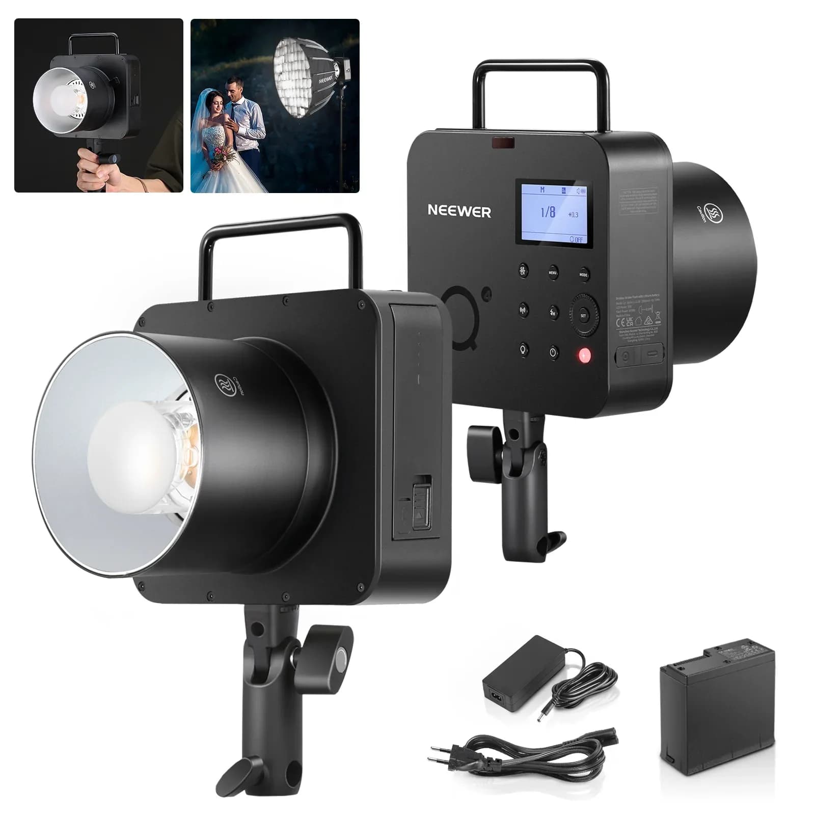 NEEWER Q4 400W 2.4G TTL Flash