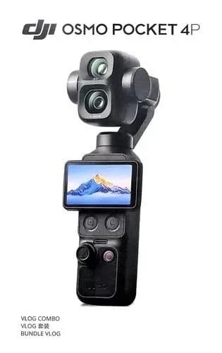 DJI Osmo Pocket 4P Vlog Combo, Dual-Lens Vlog Camera