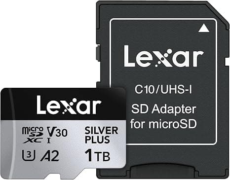 Lexar 1TB Professional Silver Plus UHS-I SDXC Memory Card – High-Speed 205MB/s Card