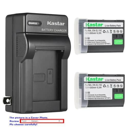 Kastar FZ100 Battery Charger for EN-EL15c ENEL15c
