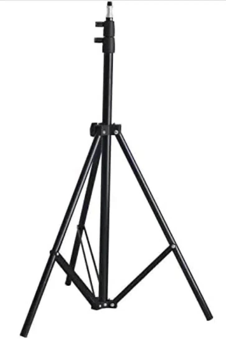 Qihe QH-J190 190cm 3 Sections Black Light Stand