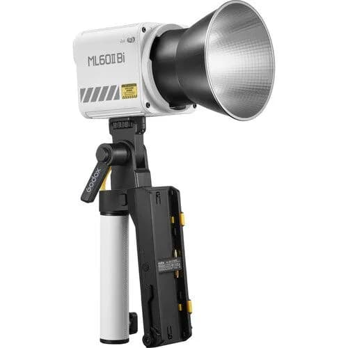 Godox ML60II Bi-Color LED Monolight AK-B01 Battery Handgrip Kit