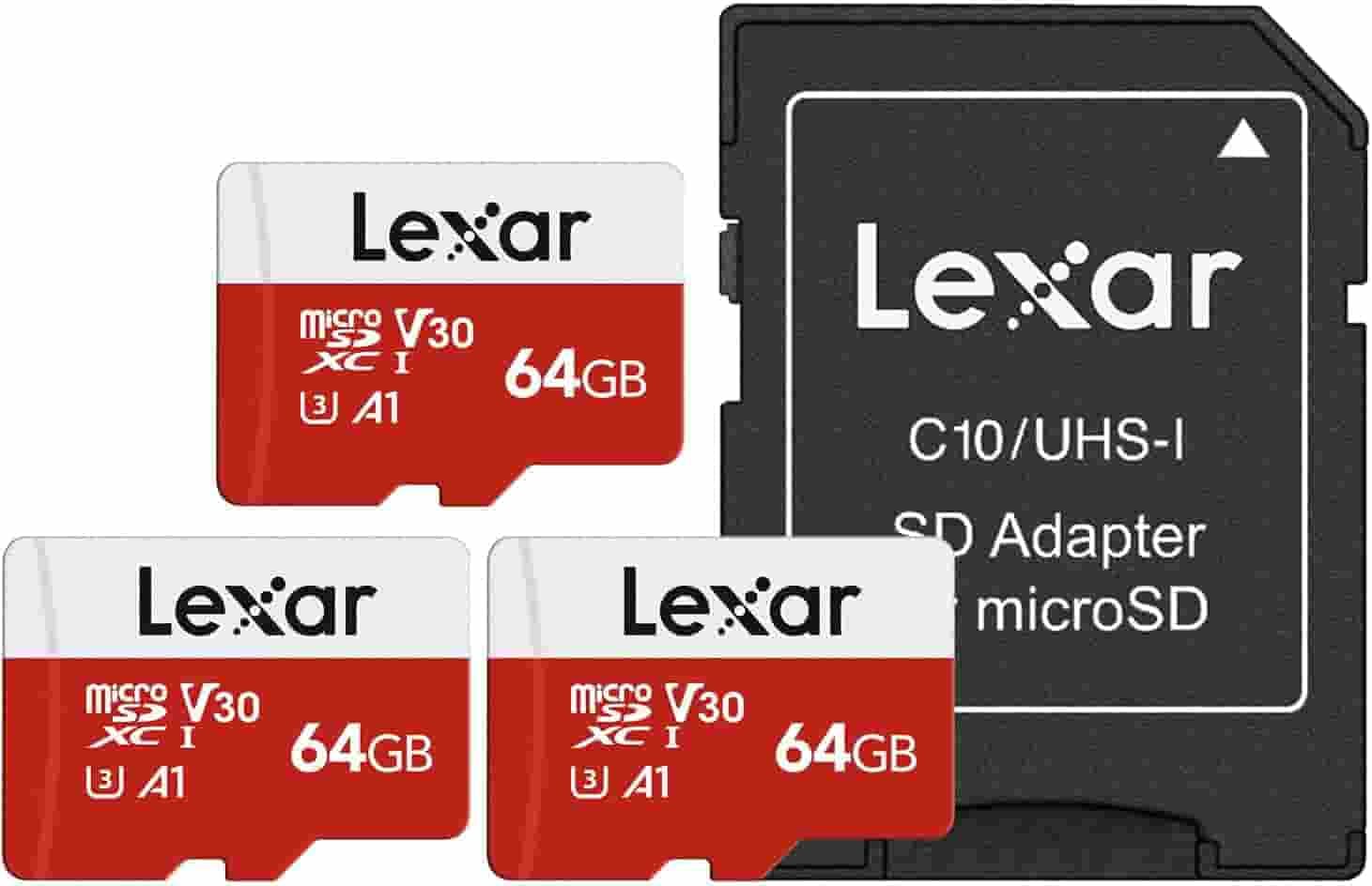 Lexar 64GB Professional V30 SDXC UHS-I Memory Card (Brand New) – 4K Video SD Card Available