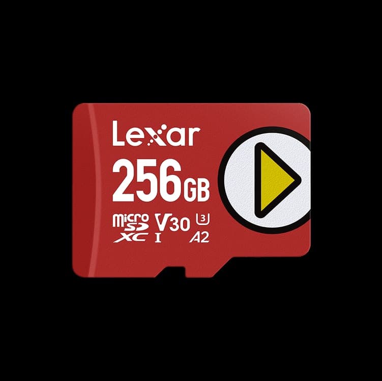 Lexar 256GB PLAY microSDXC UHS-I Memory Card (Brand New) – High-Speed Gaming & 4K Memory Card Available
