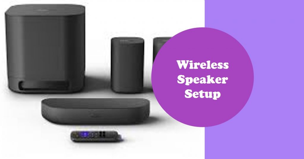 how to set up wireless speakers to roku tv