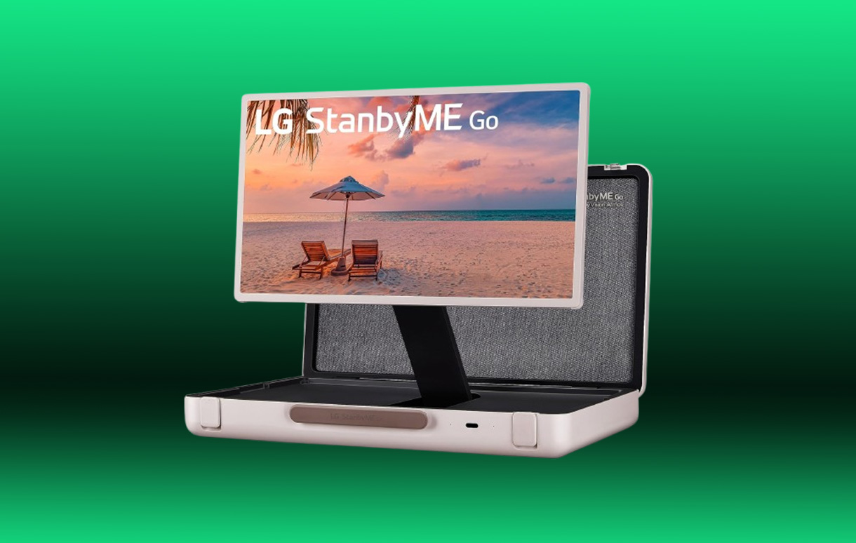 LG StanbyME Go Portable on Smart Touchscreen and It is as Smart as It Is Stylish