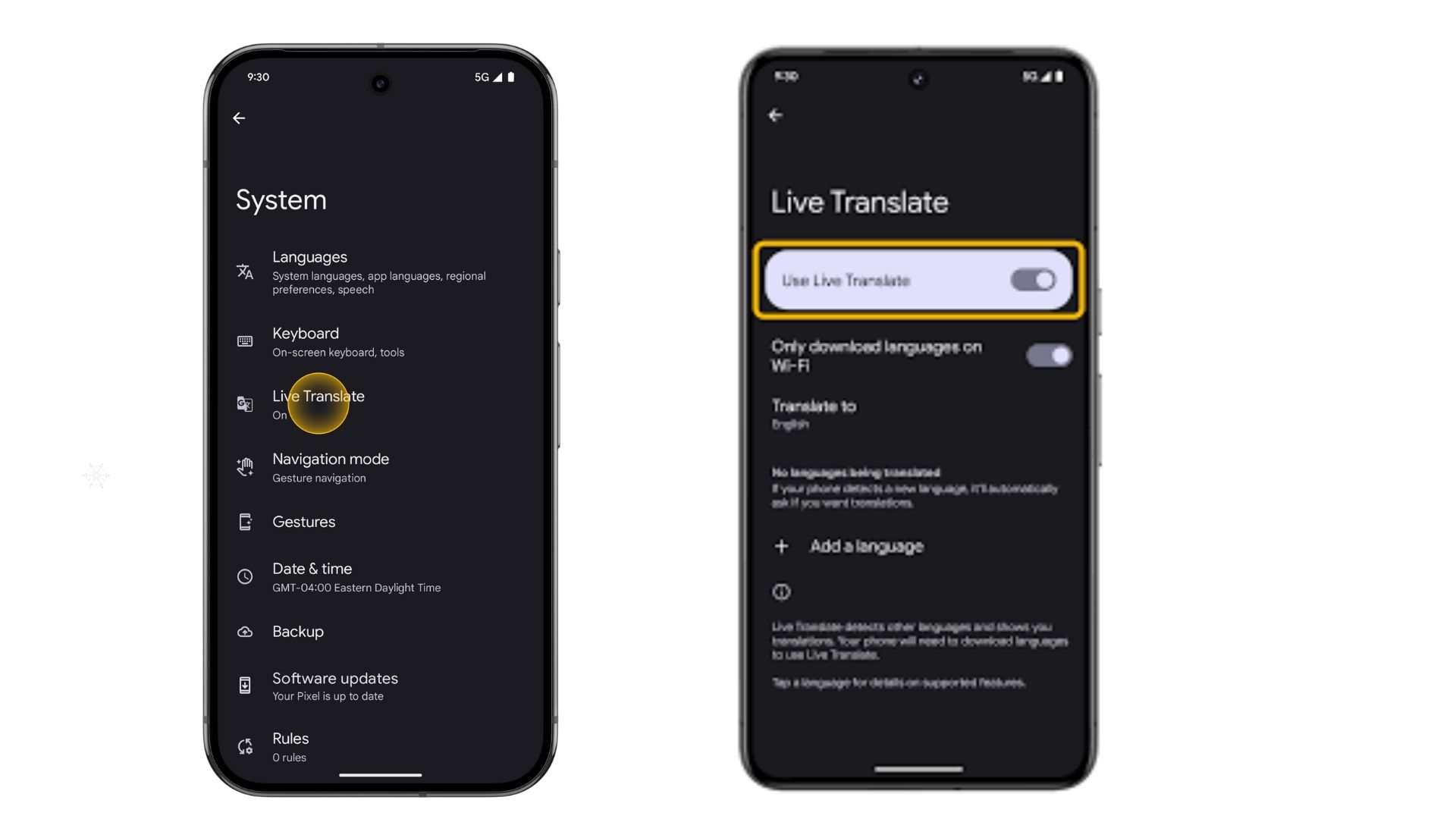 How to Enable Google Live Translate on Pixel Phone