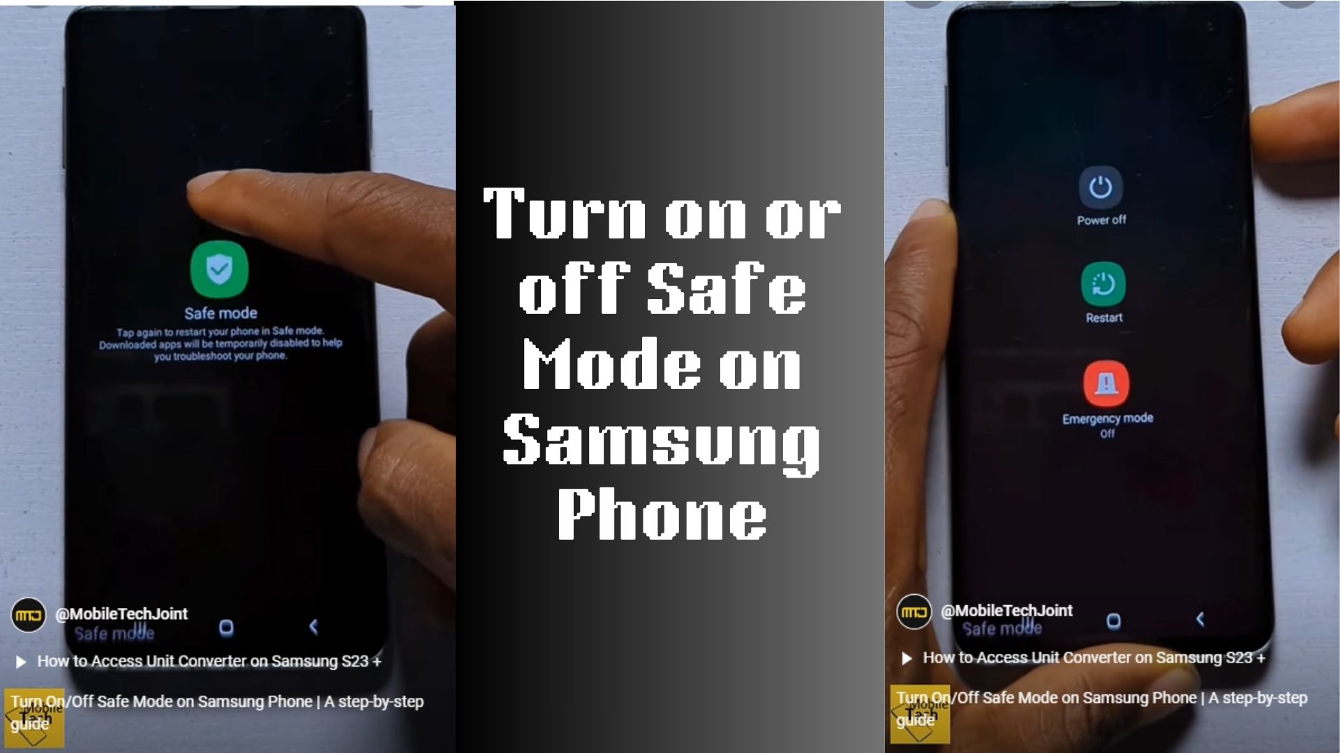 Turn on or off Safe Mode on Samsung Phone